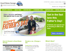 Tablet Screenshot of goodnewsgarage.org